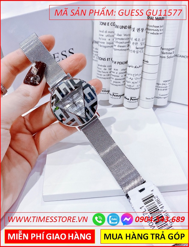 dong-ho-nu-guess-lady-mat-tron-day-mesh-luoi-timesstore-vn