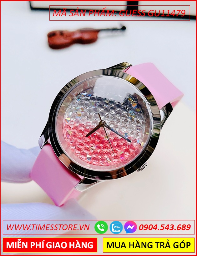 dong-ho-nu-guess-mat-dinh-da-pha-le-day-day-silicone-hong-timesstore-vn