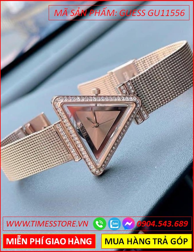 dong-ho-nu-guess-mat-tam-giac-day-mesh-luoi-rose-gold-timesstore-vn