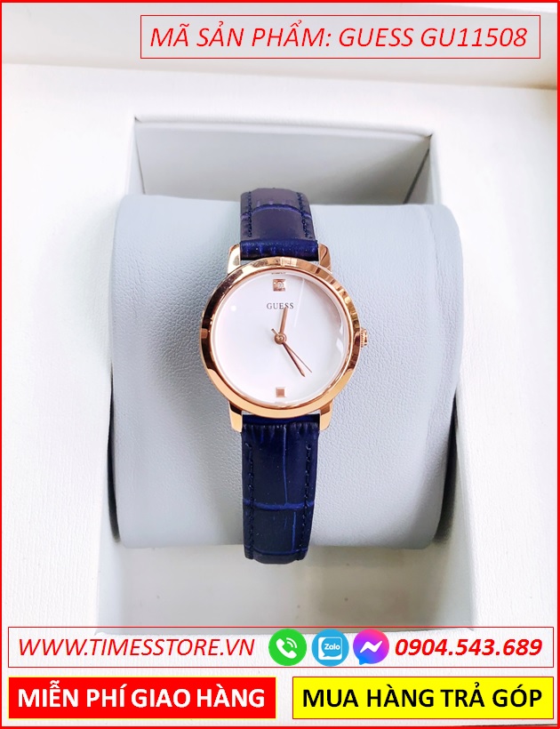 dong-ho-nu-guess-mat-tron-rose-gold-day-da-xanh-navy-timesstore-vn