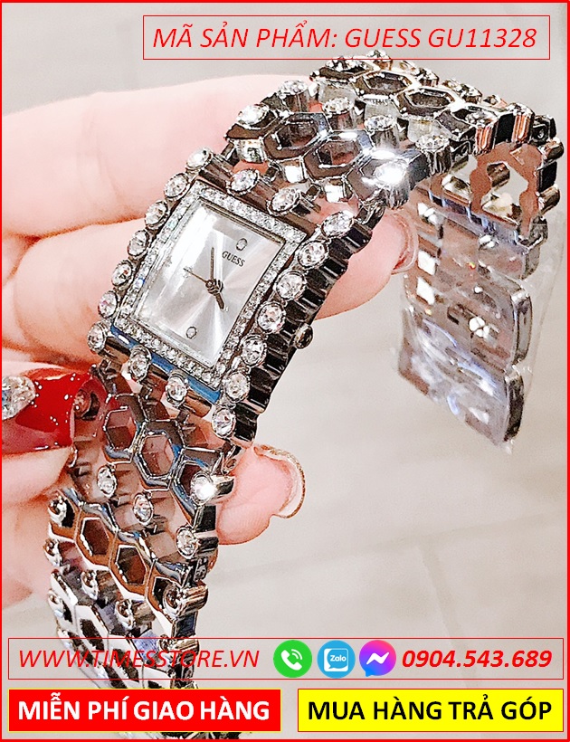 dong-ho-nu-guess-mat-vuong-dinh-da-swarovski-vong-tay-thoi-trang-timesstore-vn