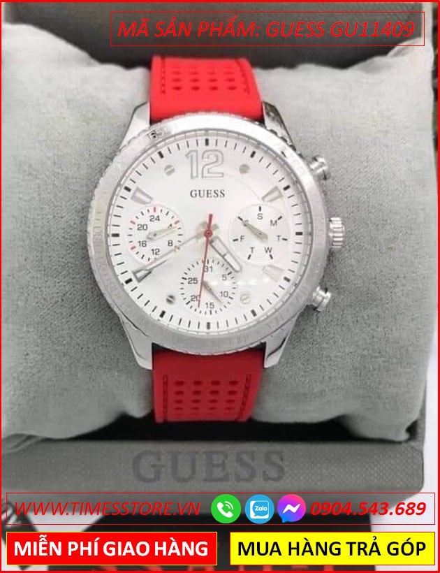 dong-ho-nu-guess-tachymeter-mat-chronograph-day-cao-su-do-timesstore-vn