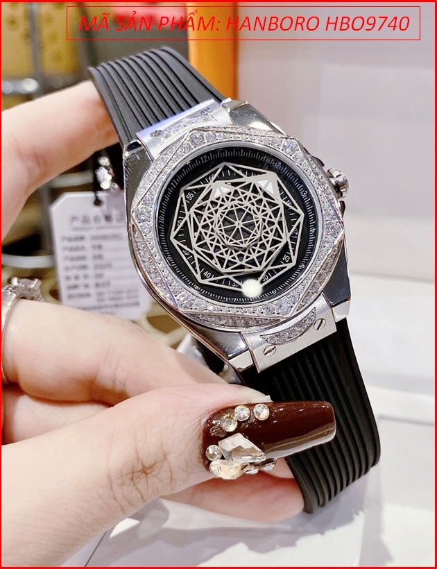 dong-ho-nu-hanboro-mat-vu-tru-dinh-da-swarovski-day-silicone-timesstore-vn