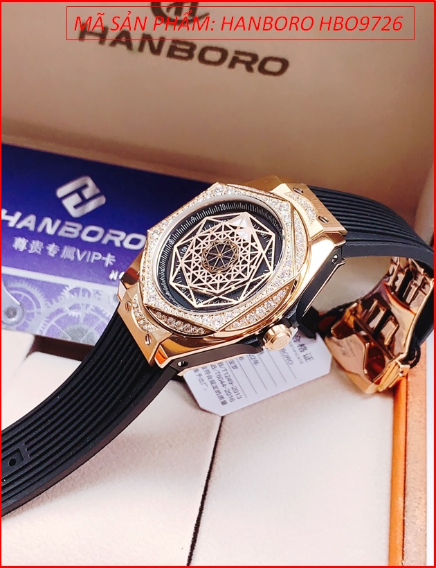 dong-ho-nu-hanboro-mat-vu-tru-rose-gold-day-silicone-timesstore-vn