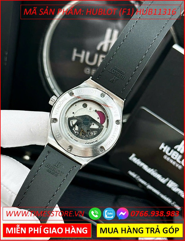 dong-ho-nu-hublot-f1-automatic-mat-tron-dinh-da-day-silicone-xanh-timesstore-vn