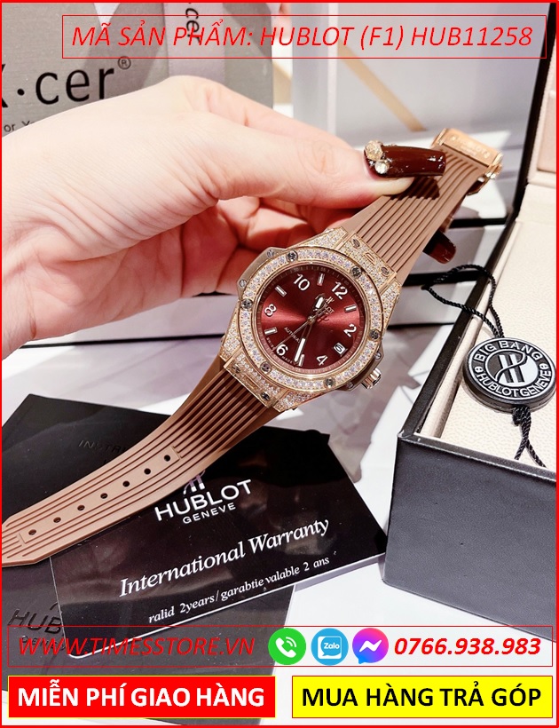 dong-ho-nu-hublot-f1-bigbang-one-click-automatic-da-rose-gold-sillicone-nau-timesstore-vn