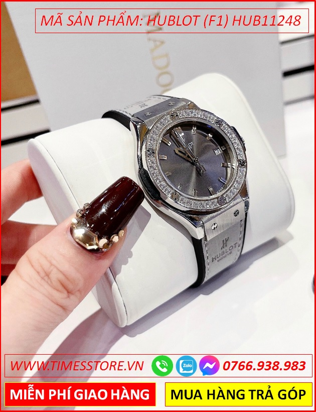 dong-ho-nu-hublot-f1-classic-fusion-mat-dinh-da-silicone-xam-timesstore-vn