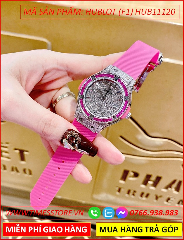 dong-ho-nu-hublot-f1-full-da-swarovski-day-silicone-hong-timesstore-vn