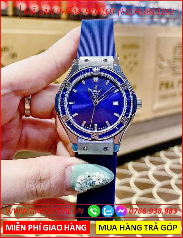 dong-ho-nu-hublot-f1-geneve-day-silicone-xanh-timesstore-vn