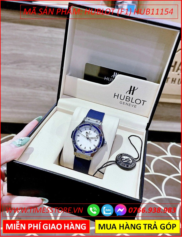 dong-ho-nu-hublot-f1-geneve-mat-trang-silicone-xanh-timesstore-vn