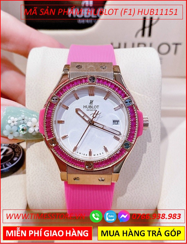 dong-ho-nu-hublot-f1-geneve-rose-gold-silicone-hong-timesstore-vn