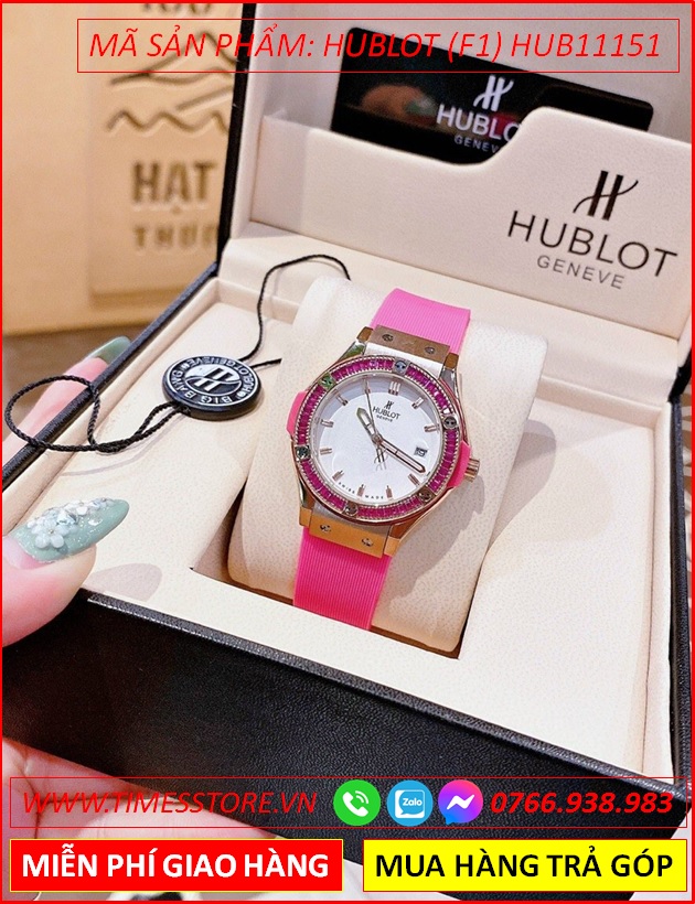 dong-ho-nu-hublot-f1-geneve-rose-gold-silicone-hong-timesstore-vn