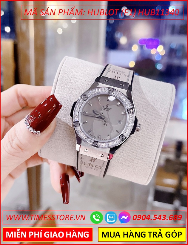 dong-ho-nu-hublot-f1-mat-tron-dinh-da-day-da-xam-boc-silicone-timesstore-vn