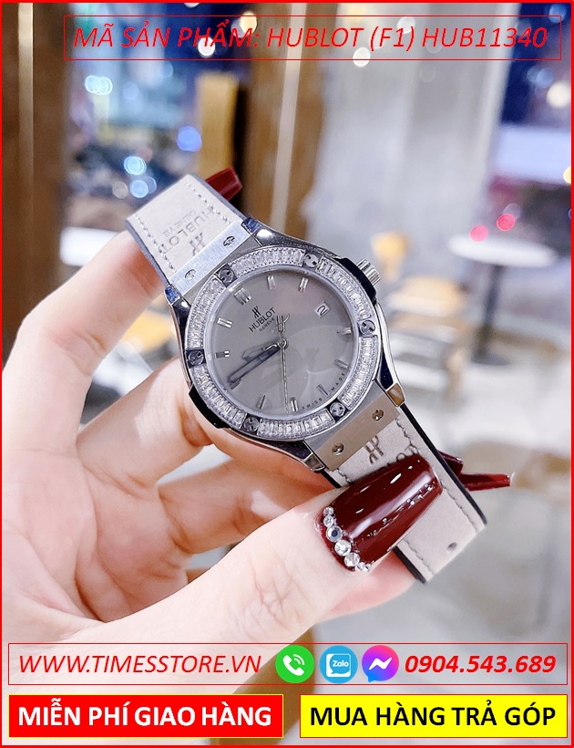 dong-ho-nu-hublot-f1-mat-tron-dinh-da-day-da-xam-boc-silicone-timesstore-vn