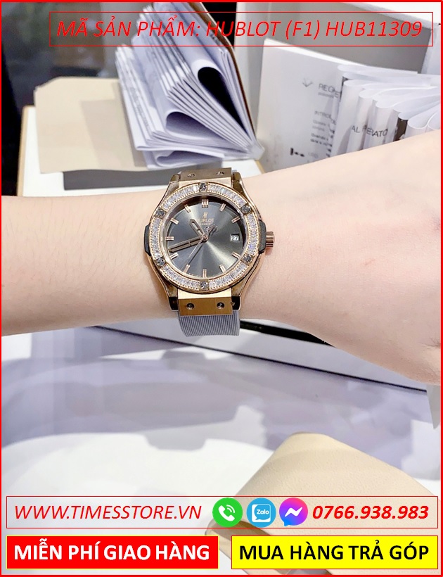 dong-ho-nu-hublot-f1-mat-tron-rose-gold-dinh-da-sillicone-xam-timesstore-vn