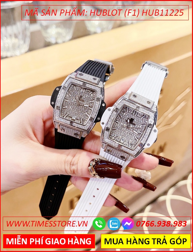 dong-ho-nu-hublot-f1-senna-champin-full-da-day-silicone-trang-timesstore-vn