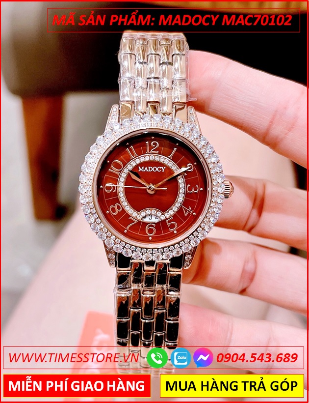 dong-ho-nu-madocy-mat-do-dinh-da-day-rose-gold-timesstore-vn