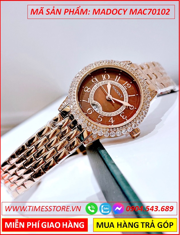 dong-ho-nu-madocy-mat-do-dinh-da-day-rose-gold-timesstore-vn