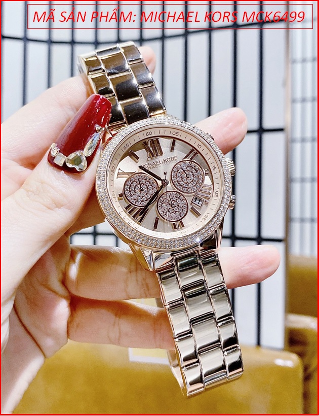 Wow Đẹp quá❤️Đồng hồ Nữ Michael Kors Bryn Mặt Kim