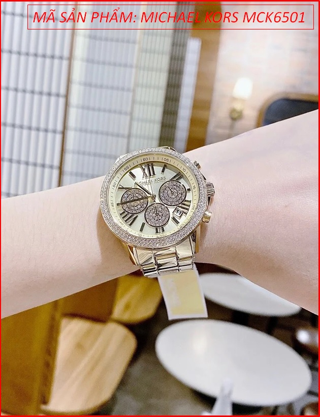 Wow Đẹp quá❤️Đồng hồ Nữ Michael Kors Mặt Kim Đính Đá