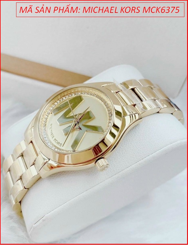 Michael Kors Unisex Slim Runway GoldTone Stainless Steel Bracelet Watch  42mm  Macys