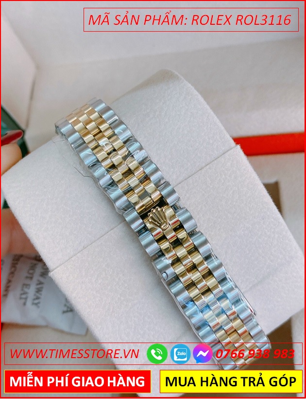 dong-ho-nu-rolex-f1-mat-do-dinh-da-day-demi-vang-gold-timesstore-vn