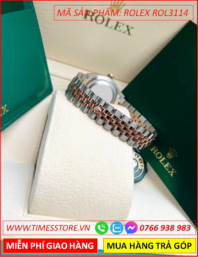 dong-ho-nu-rolex-f1-mat-trang-dinh-da-day-demi-timesstore-vn