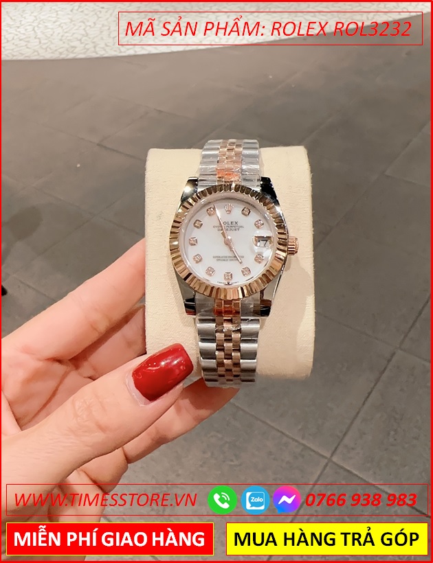 dong-ho-nu-rolex-f1-mat-trang-nieng-khia-day-demi-timesstore-vn