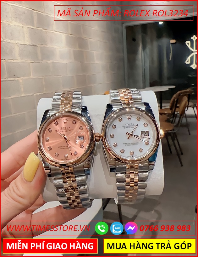 dong-ho-nu-rolex-f1-mat-tron-hong-day-demi-vang-timesstore-vn