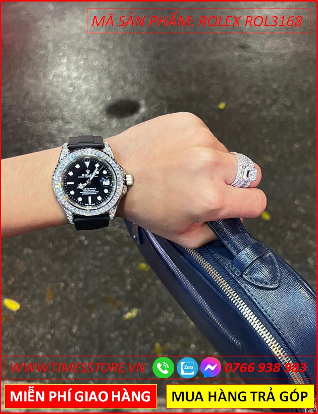 dong-ho-nu-rolex-f1-submariner-mat-dinh-da-day-sillicone-timesstore-vn