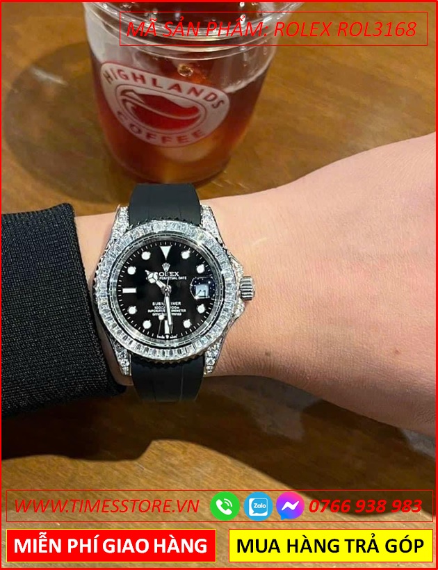 dong-ho-nu-rolex-f1-submariner-mat-dinh-da-day-sillicone-timesstore-vn