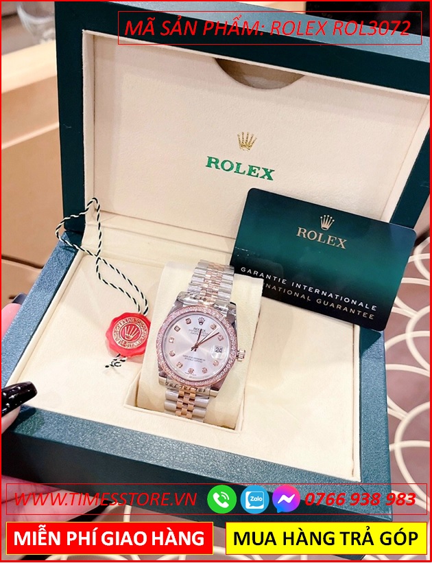 dong-ho-nu-rolex-lady-date-just-f1-automatic-day-kim-loai-demi-timesstore-vn