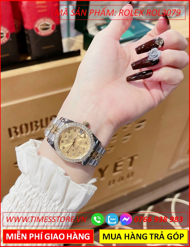 dong-ho-nu-rolex-lady-date-just-f1-mat-vang-day-demi-timesstore-vn