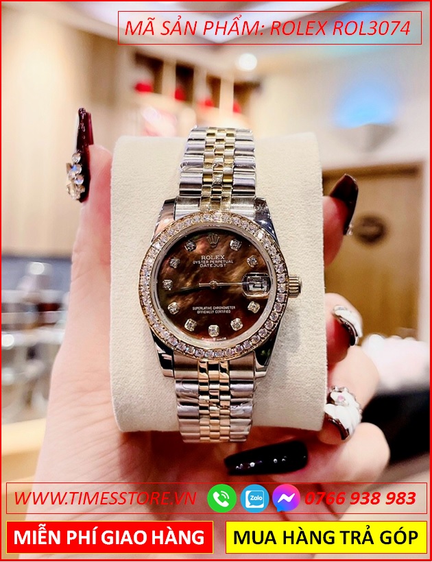 dong-ho-nu-rolex-lady-date-just-f1-mat-xanh-reu-day-demi-timesstore-vn