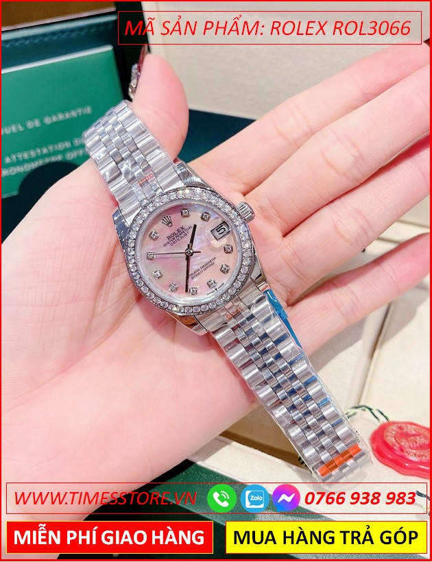 dong-ho-nu-rolex-sieu-cap-f1-automatic-mat-dinh-da-day-kim-loai-timesstore-vn