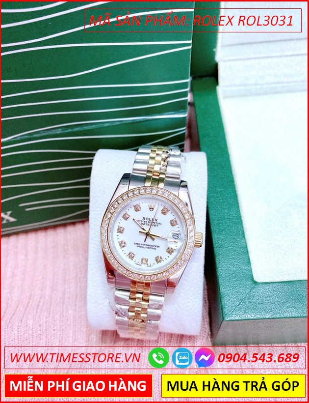 dong-ho-nu-rolex-sieu-cap-replica-1-1-mat-trang-swarovski-vang-gold-day-demi-dep-gia-re-timesstore-vn