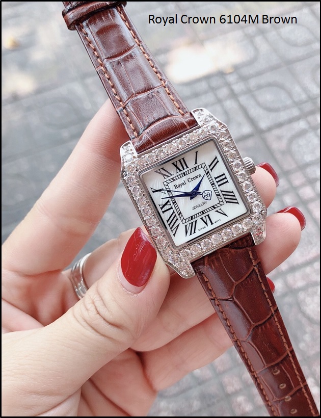 dong-ho-nu-royal-crown-6104m-brown-swarovski-mat-vuong-day-da-mau-nau-dep-gia-re-times-store-vn