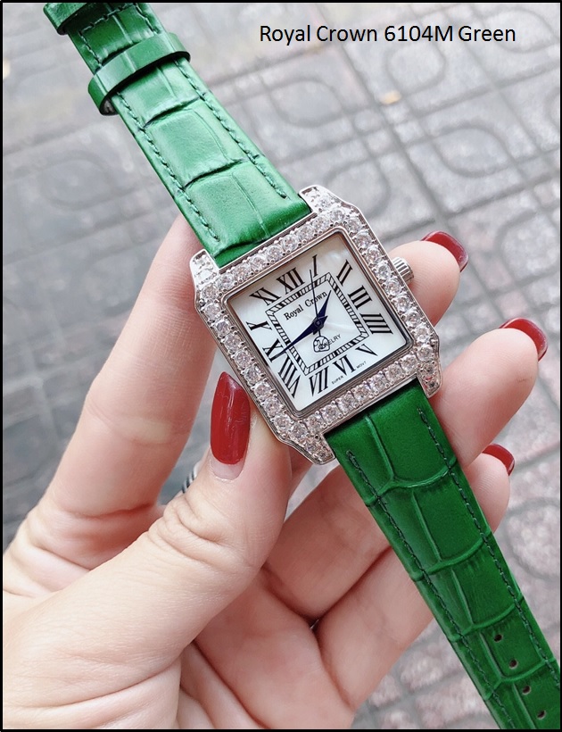 dong-ho-nu-royal-crown-6104m-green-swarovski-mat-vuong-day-da-mau-xanh-dep-gia-re-times-store-vn