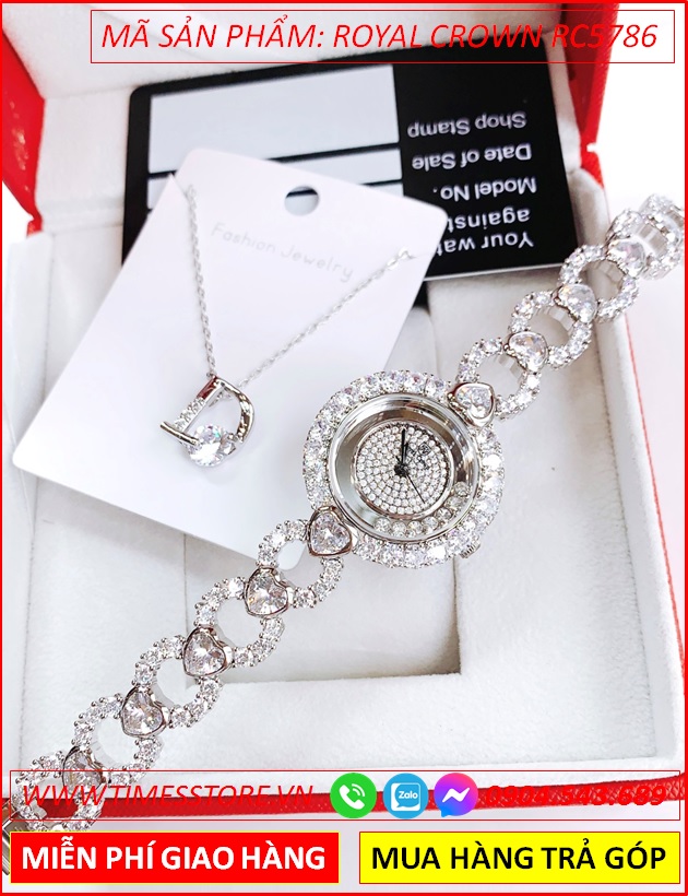 dong-ho-nu-royal-crown-tua-chopard-full-da-swarovski-timesstore-vn