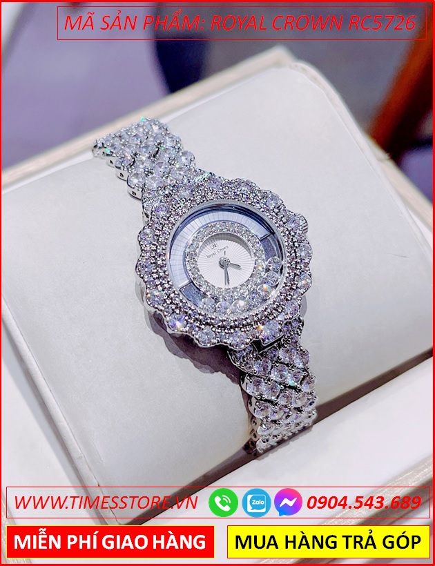 dong-ho-nu-royal-crown-tua-chopard-mat-tron-day-dinh-full-da-timesstore-vn