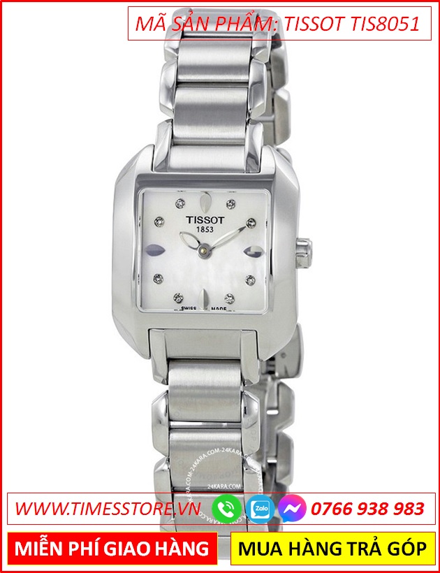 dong-ho-nu-tissot-mat-vuong-trang-day-kim-loai-timesstore-vn