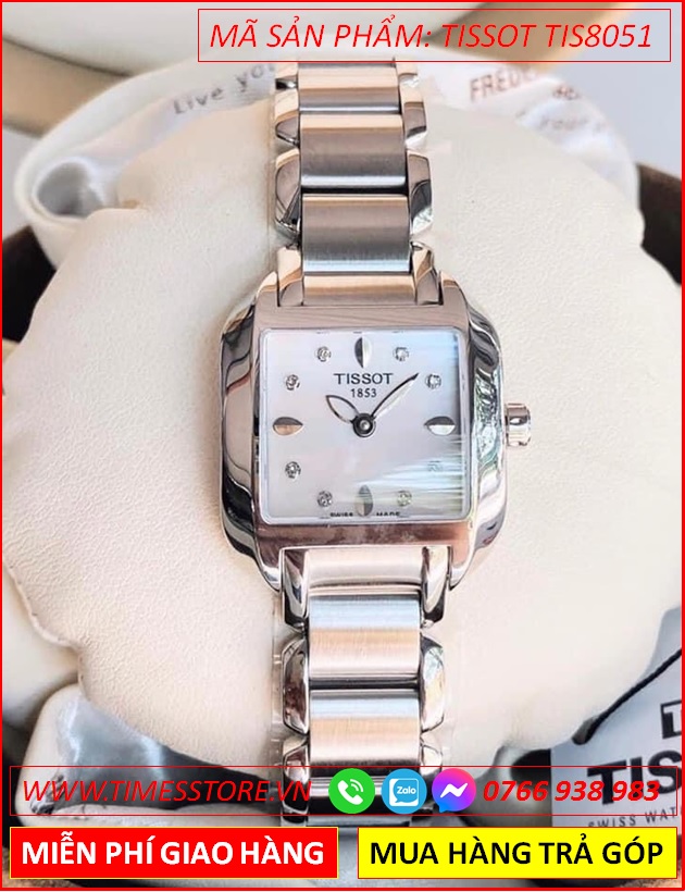 dong-ho-nu-tissot-mat-vuong-trang-day-kim-loai-timesstore-vn