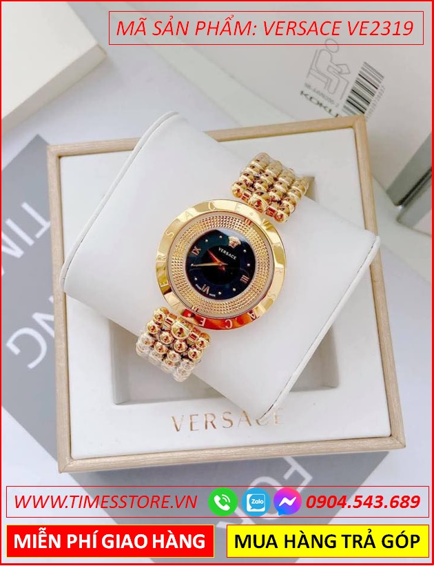 dong-ho-nu-versace-eon-mat-den-xoay-day-kim-loai-gold-timesstore-vn