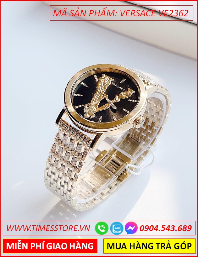 dong-ho-nu-versace-virtus-mat-den-day-kim-loai-vang-gold-timesstore-vn