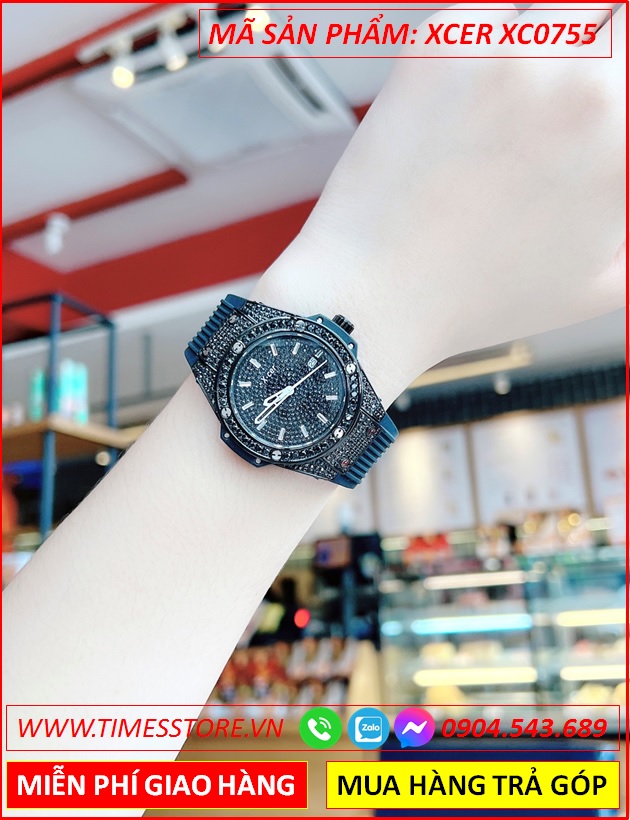 dong-ho-nu-xcer-tua-hublot-mat-full-da-den-day-sillicone-timesstore-vn