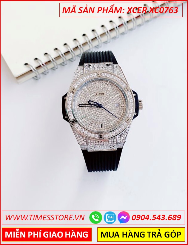 dong-ho-nu-xcer-tua-hublot-mat-full-da-swarovski-day-sillicone-den-timesstore-vn