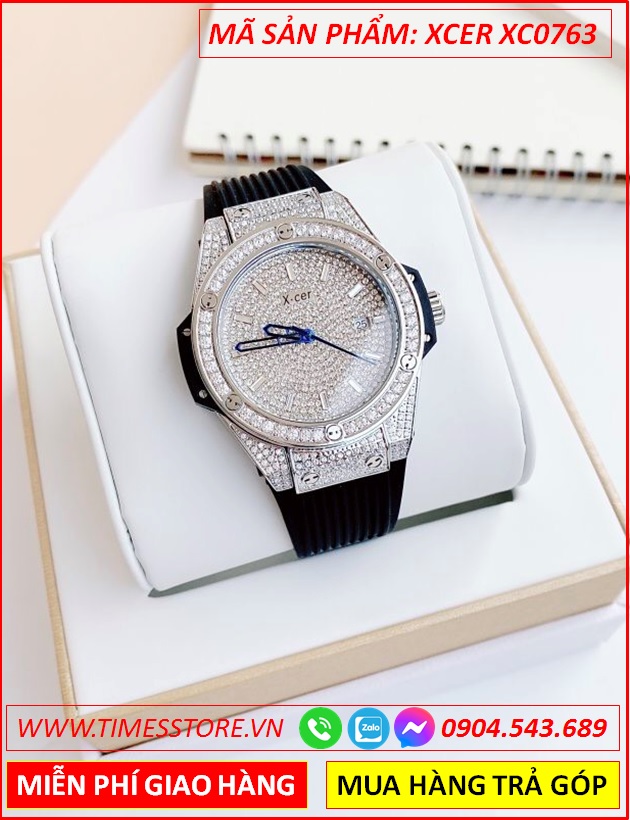 dong-ho-nu-xcer-tua-hublot-mat-full-da-swarovski-day-sillicone-den-timesstore-vn