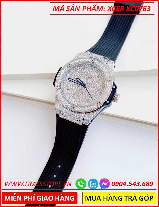 dong-ho-nu-xcer-tua-hublot-mat-full-da-swarovski-day-sillicone-den-timesstore-vn