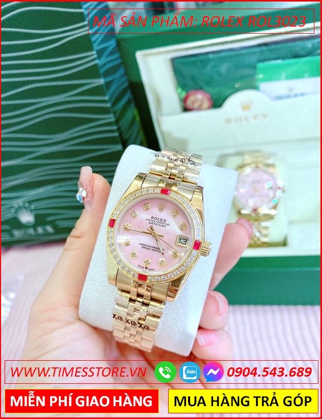 dong-ho-nu-rolex-sieu-cap-replica-1-1-mat-hong-swarovski-vang-full-gold-dep-gia-re-timesstore-vn