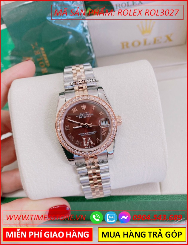 dong-ho-nu-rolex-sieu-cap-replica-1-1-mat-nau-swarovski-day-demi-rose-gold-dep-gia-re-timesstore-vn